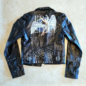 Led Zeppelin Genuine Leather Jacket